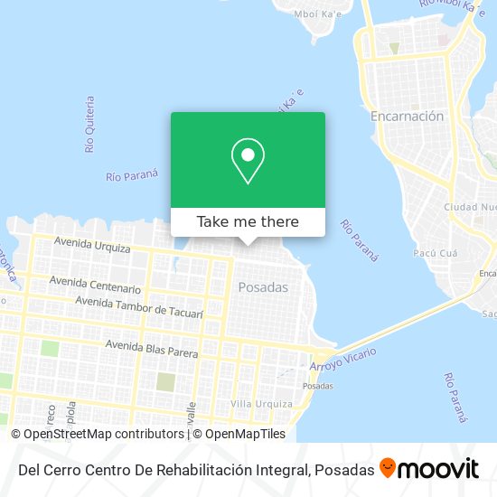 Del Cerro Centro De Rehabilitación Integral map