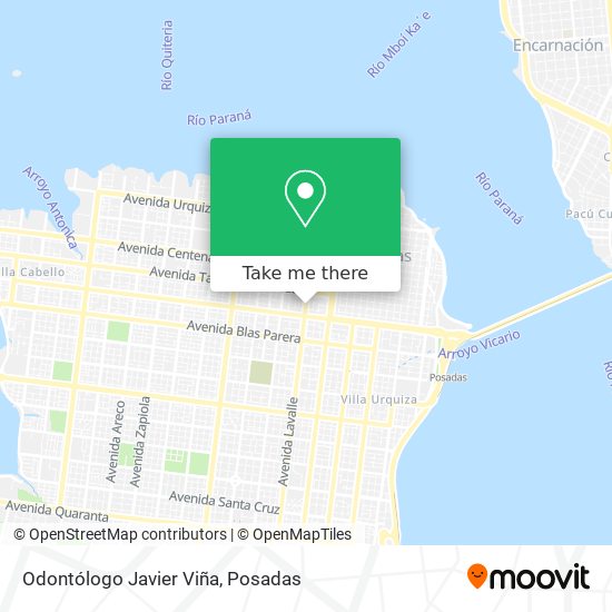 Odontólogo Javier Viña map