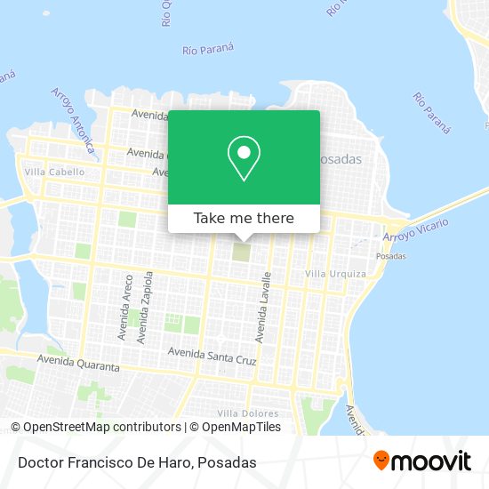 Doctor Francisco De Haro map