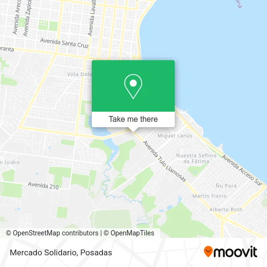Mercado Solidario map