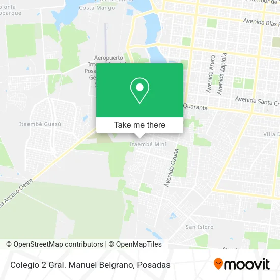 Colegio 2 Gral. Manuel Belgrano map