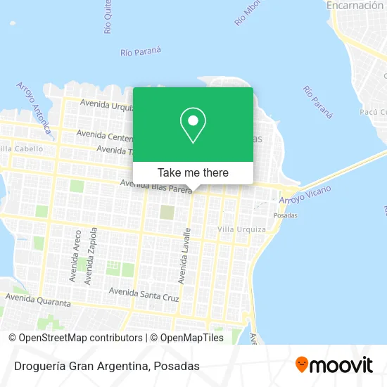 Droguería Gran Argentina map