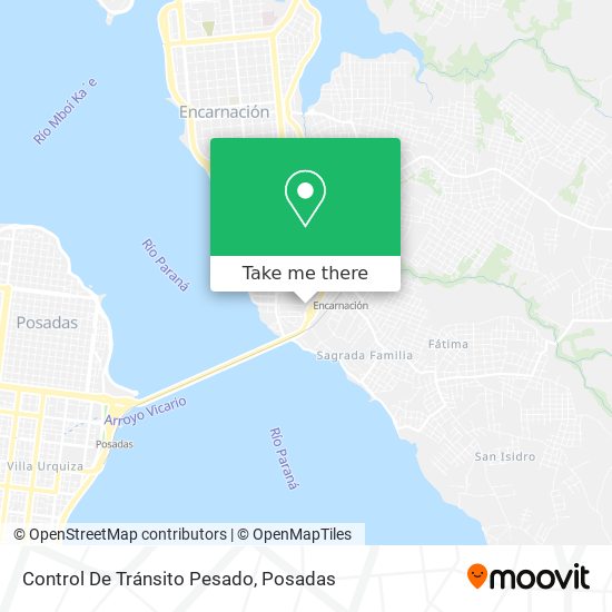 Control De Tránsito Pesado map