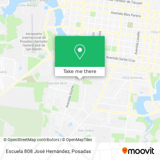 Escuela 808 José Hernández map