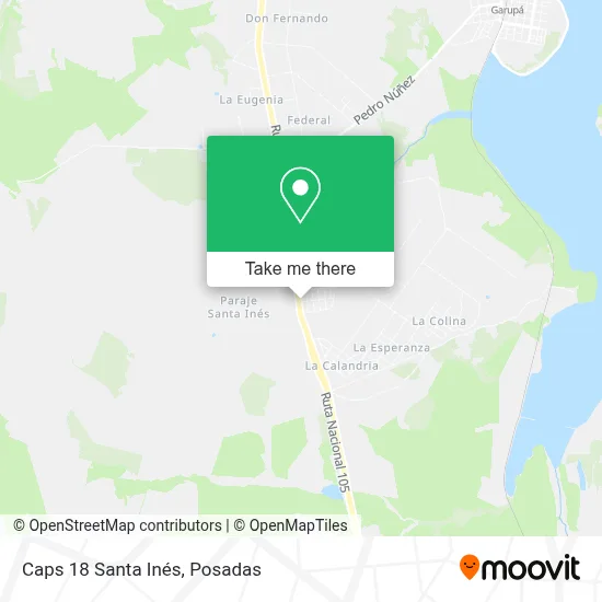 Caps 18 Santa Inés map