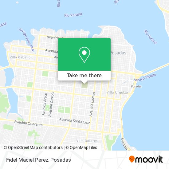 Fidel Maciel Pérez map
