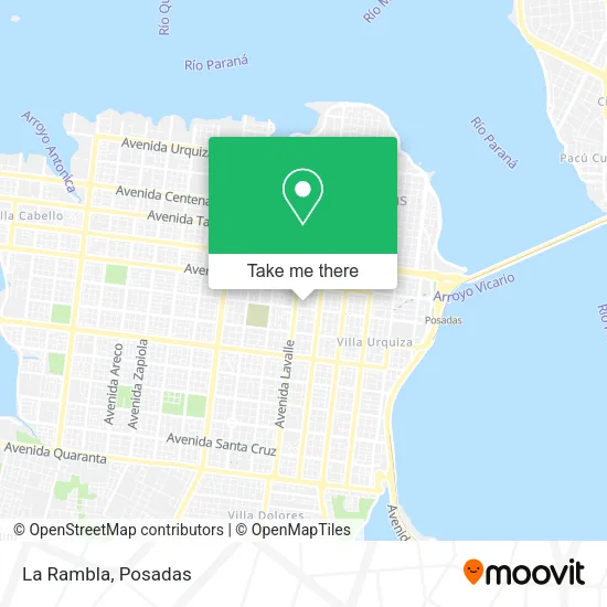 La Rambla map