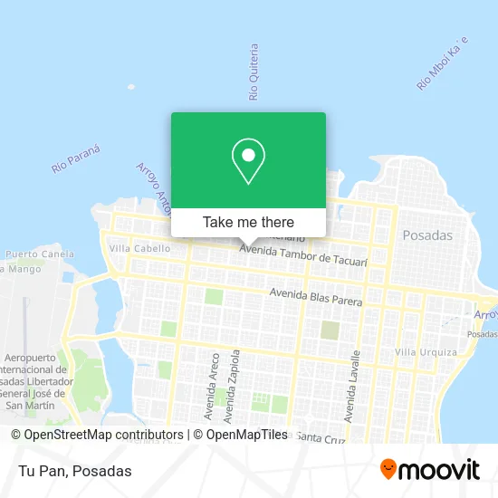 Tu Pan map