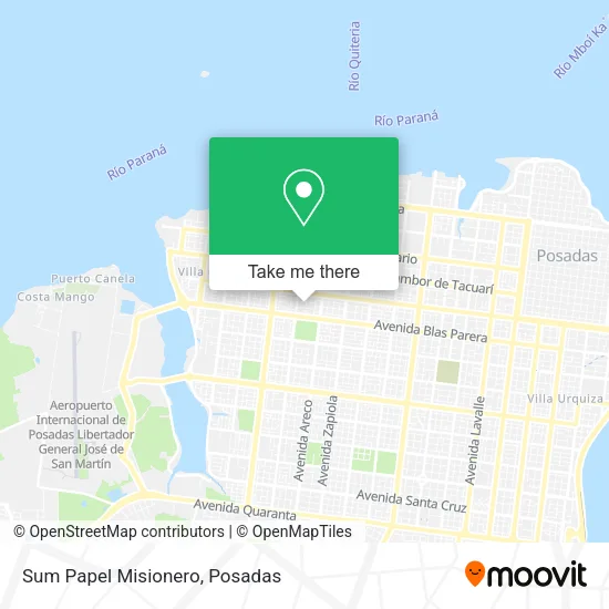 Sum Papel Misionero map