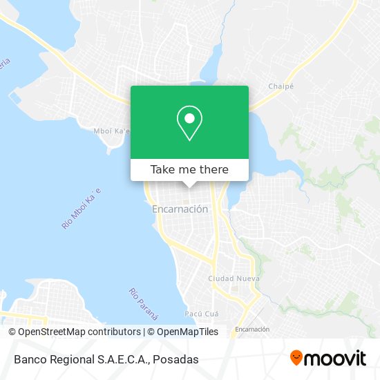 Banco Regional S.A.E.C.A. map