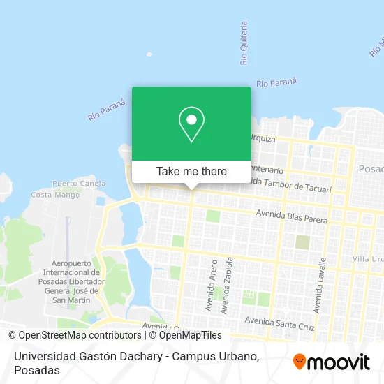 Universidad Gastón Dachary - Campus Urbano map