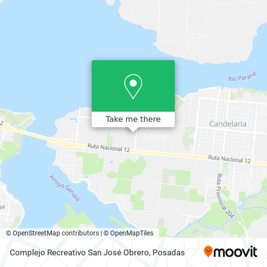 Mapa de Complejo Recreativo San José Obrero