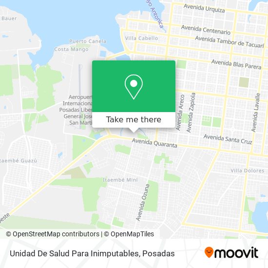 Unidad De Salud Para Inimputables map