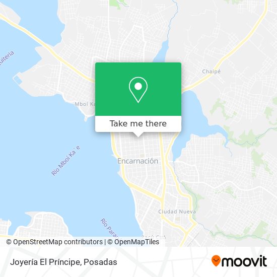 Joyería El Príncipe map