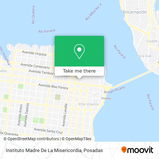 Instituto Madre De La Misericordia map