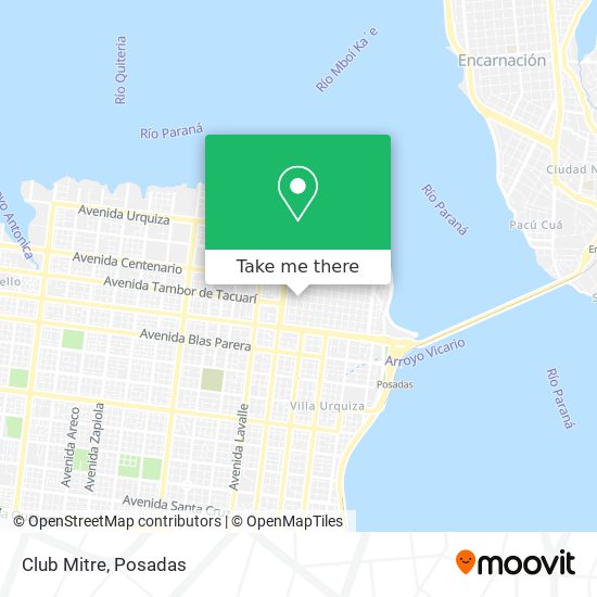 Club Mitre map