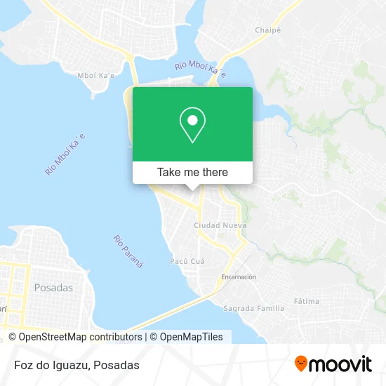 Foz do Iguazu map