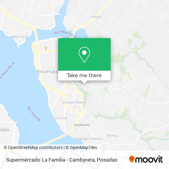 Supermercado La Familia - Cambyreta map