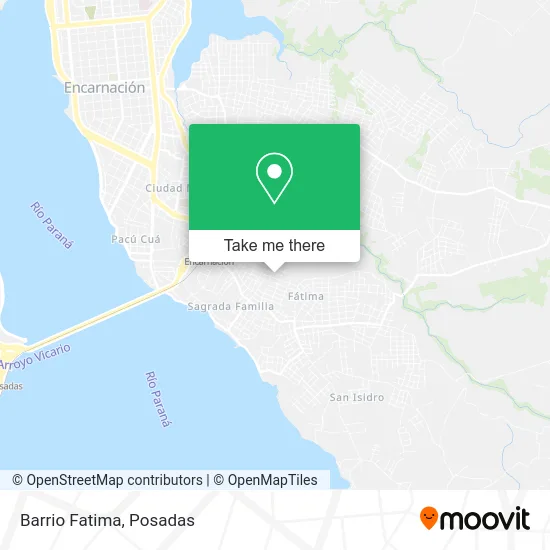 Barrio Fatima map
