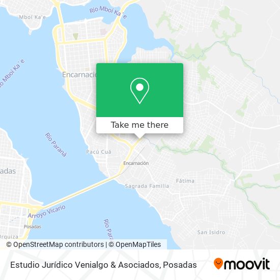 Mapa de Estudio Jurídico Venialgo & Asociados