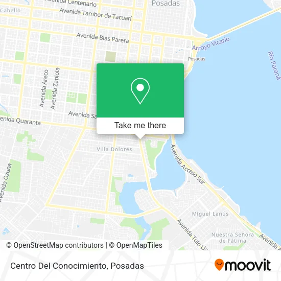 Centro Del Conocimiento map