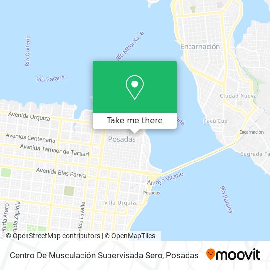 Centro De Musculación Supervisada Sero map