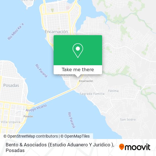 Mapa de Bento & Asociados  (Estudio Aduanero Y Jurídico )