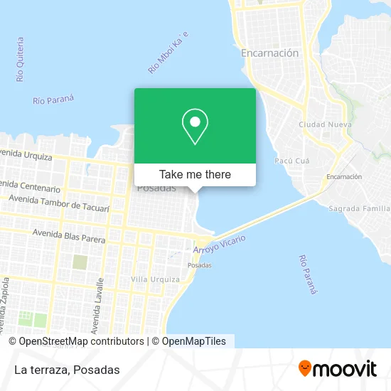 La terraza map