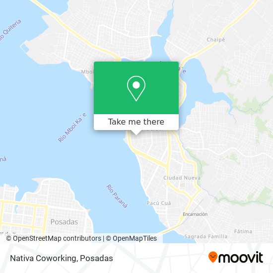 Nativa Coworking map