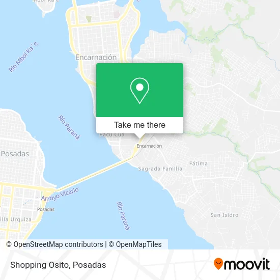 Shopping Osito map