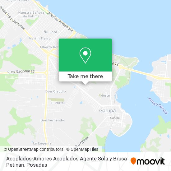 Acoplados-Amores Acoplados Agente Sola y Brusa Petinari map