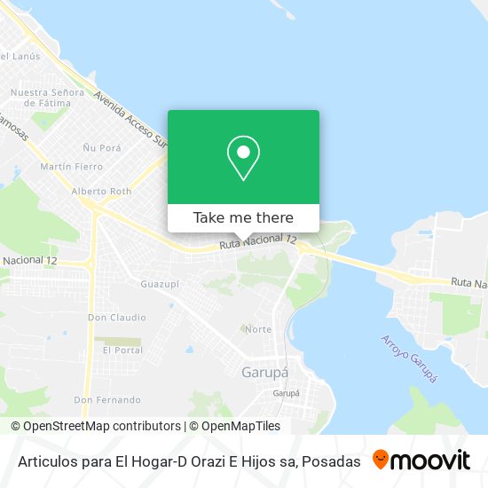 Articulos para El Hogar-D Orazi E Hijos sa map