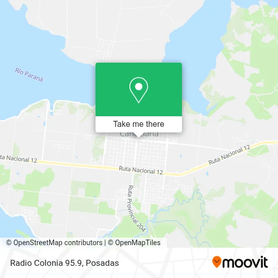 Radio Colonia 95.9 map