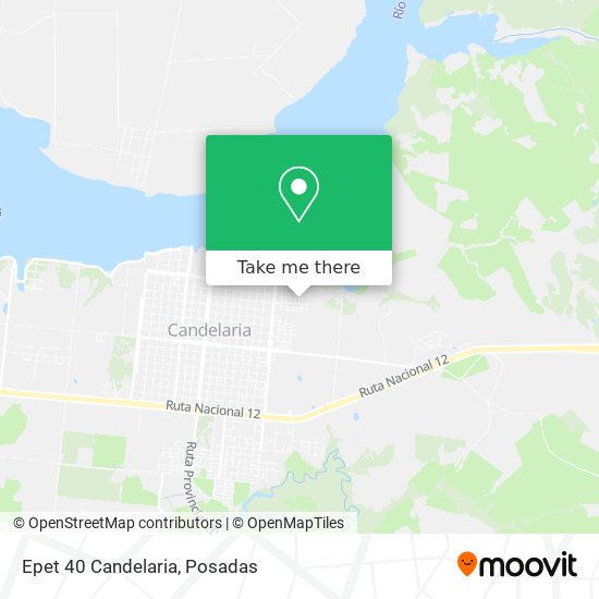Mapa de Epet 40 Candelaria