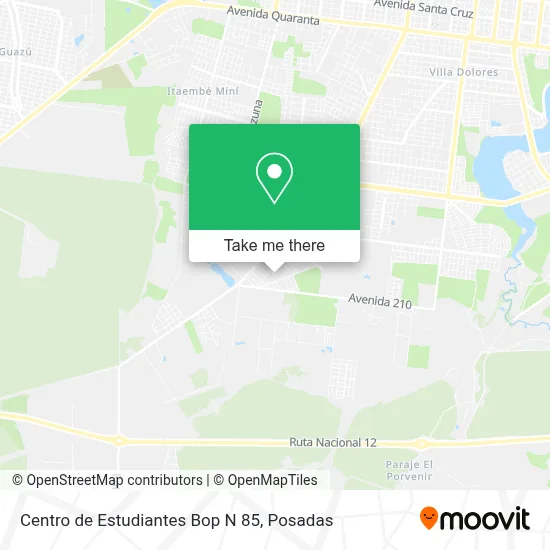 Centro de Estudiantes Bop N 85 map