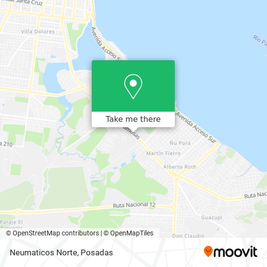 Mapa de Neumaticos Norte