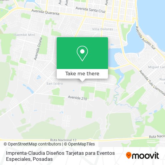 Imprenta-Claudia Diseños Tarjetas para Eventos Especiales map