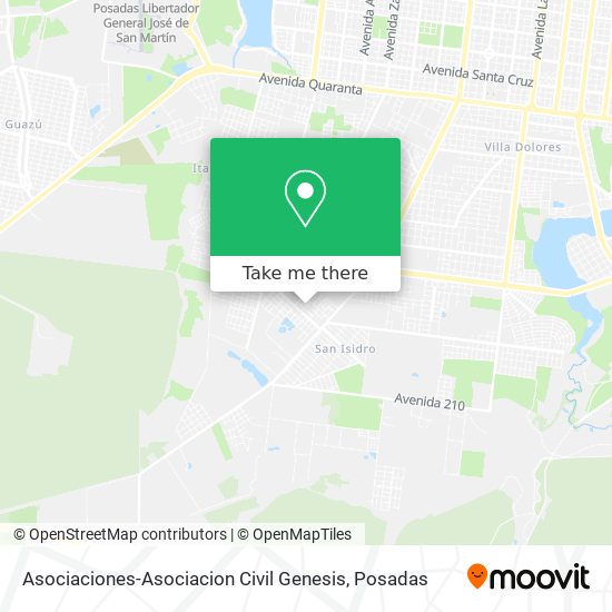 Asociaciones-Asociacion Civil Genesis map