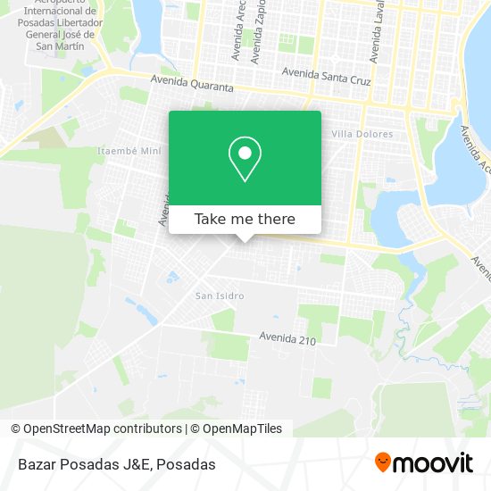 Mapa de Bazar Posadas J&E