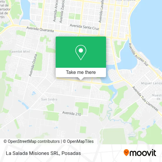La Salada Misiones SRL map