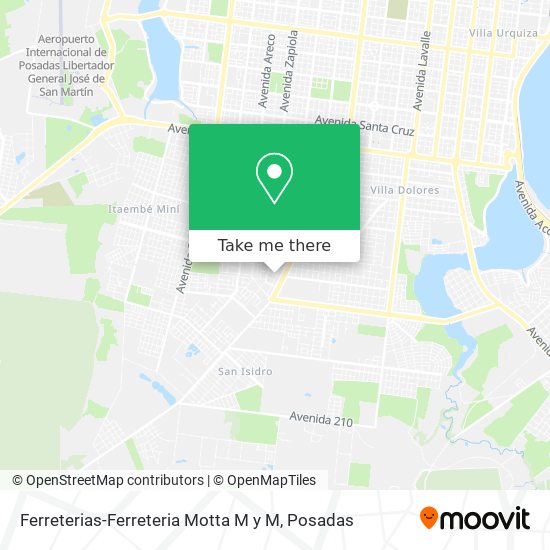 Ferreterias-Ferreteria Motta M y M map