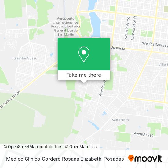 Medico Clinico-Cordero Rosana Elizabeth map