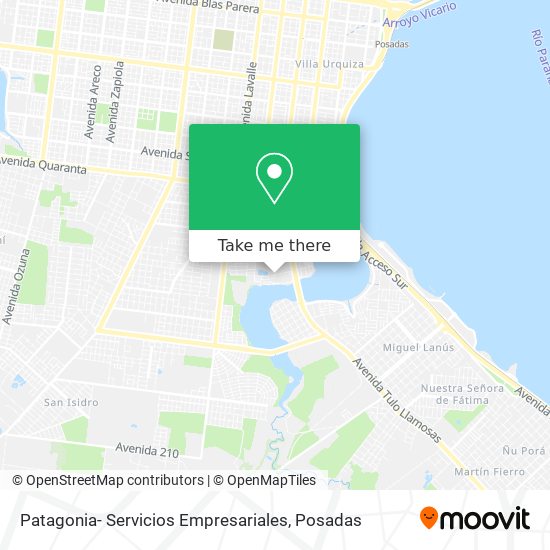 Mapa de Patagonia- Servicios Empresariales