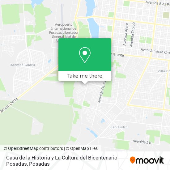 Casa de la Historia y La Cultura del Bicentenario Posadas map