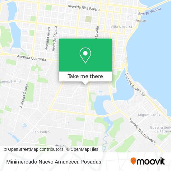 Minimercado Nuevo Amanecer map