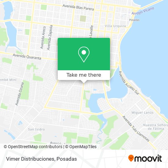 Mapa de Vimer Distribuciones