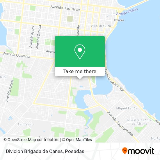 Mapa de Divicion Brigada de Canes