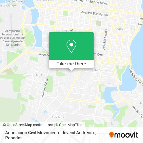Asociacion Civil Movimiento Juvenil Andresito map