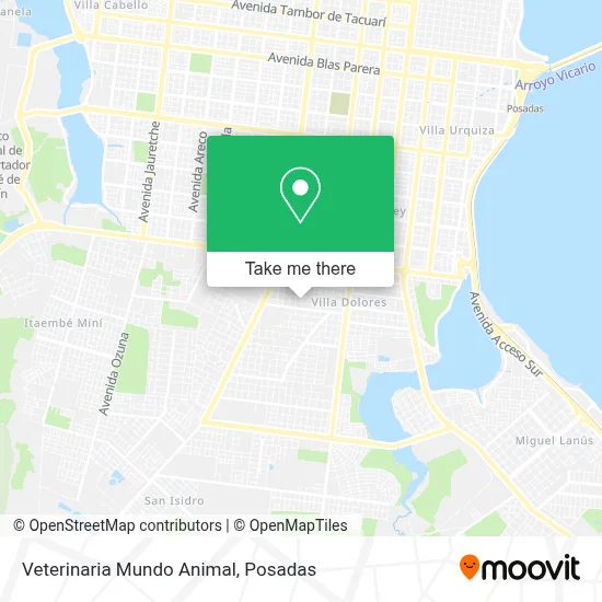Veterinaria Mundo Animal map
