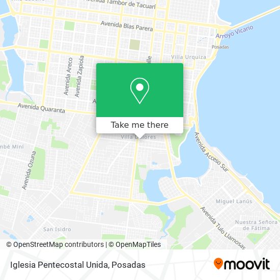 Iglesia Pentecostal Unida map